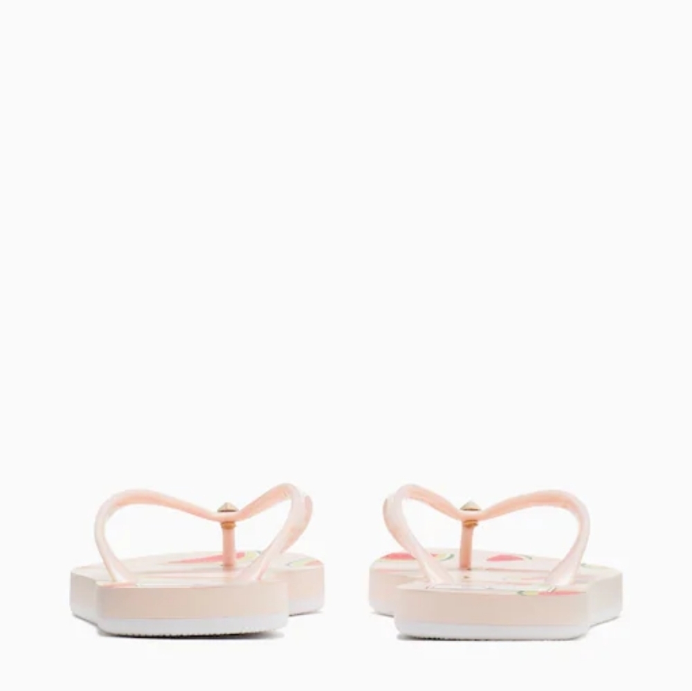 kate Spade New York Women's Fiji Watermelon Flip Flops Sandals Size 8 - Picture 5 of 7